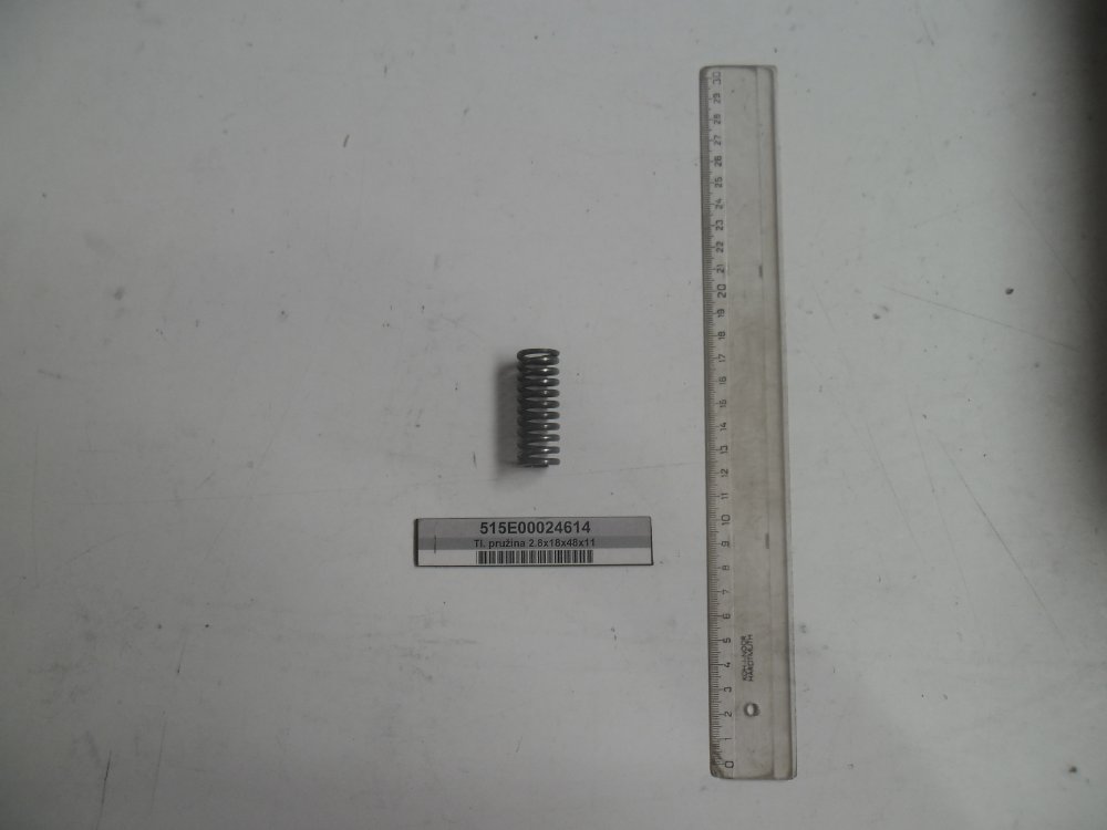 Компрессионная пружина 2.8x18x48x11